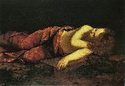 Orazio Gentileschi Jesus endormi sur la croix Spain oil painting artist